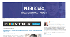 Desktop Screenshot of peterbowes.com