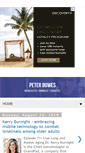 Mobile Screenshot of peterbowes.com